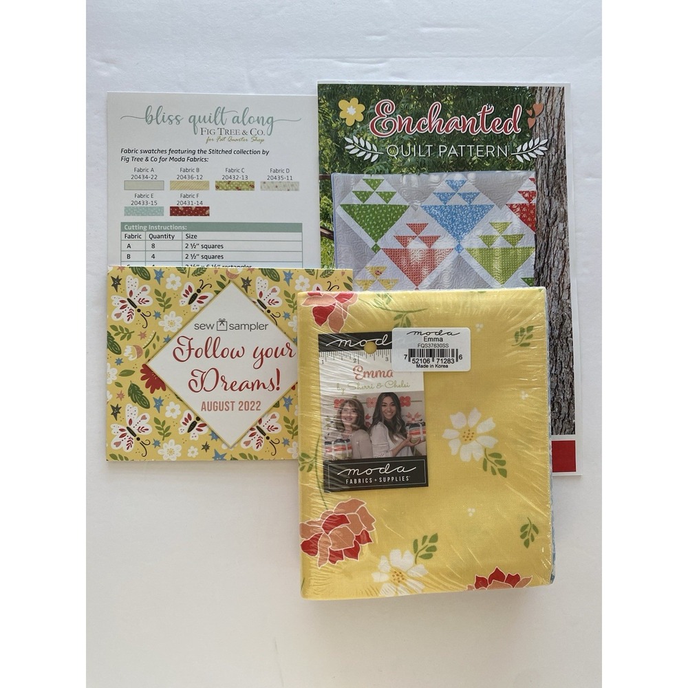 Sew Sampler Box Sherri & Chelsi For Moda Fabrics NIP August 2022 Quilt Kit